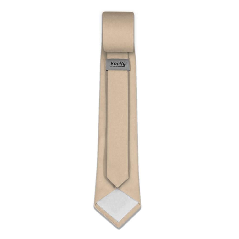 Solid KT Beige Necktie -  -  - Knotty Tie Co.