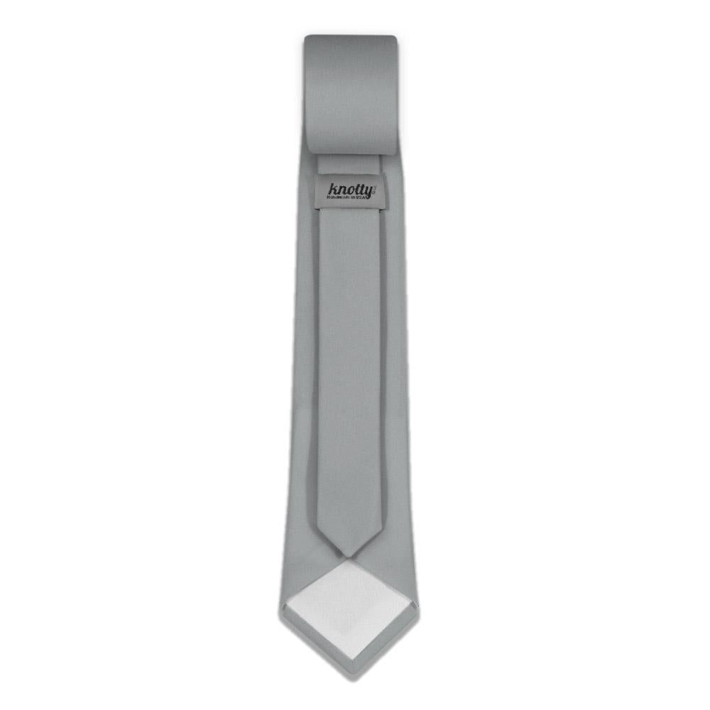 Solid KT Gray Necktie -  -  - Knotty Tie Co.