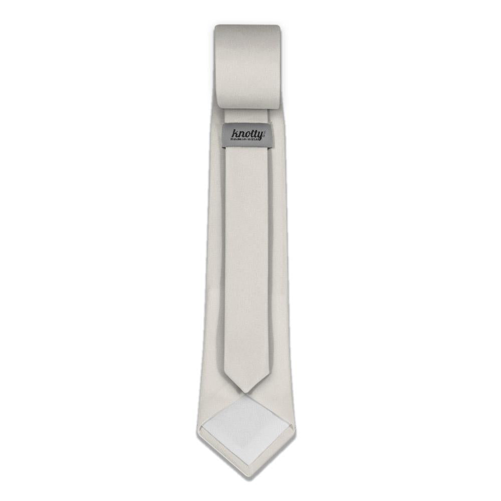 Solid KT Ivory Necktie -  -  - Knotty Tie Co.