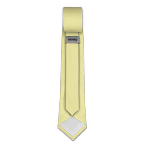 Solid KT Light Yellow Necktie -  -  - Knotty Tie Co.