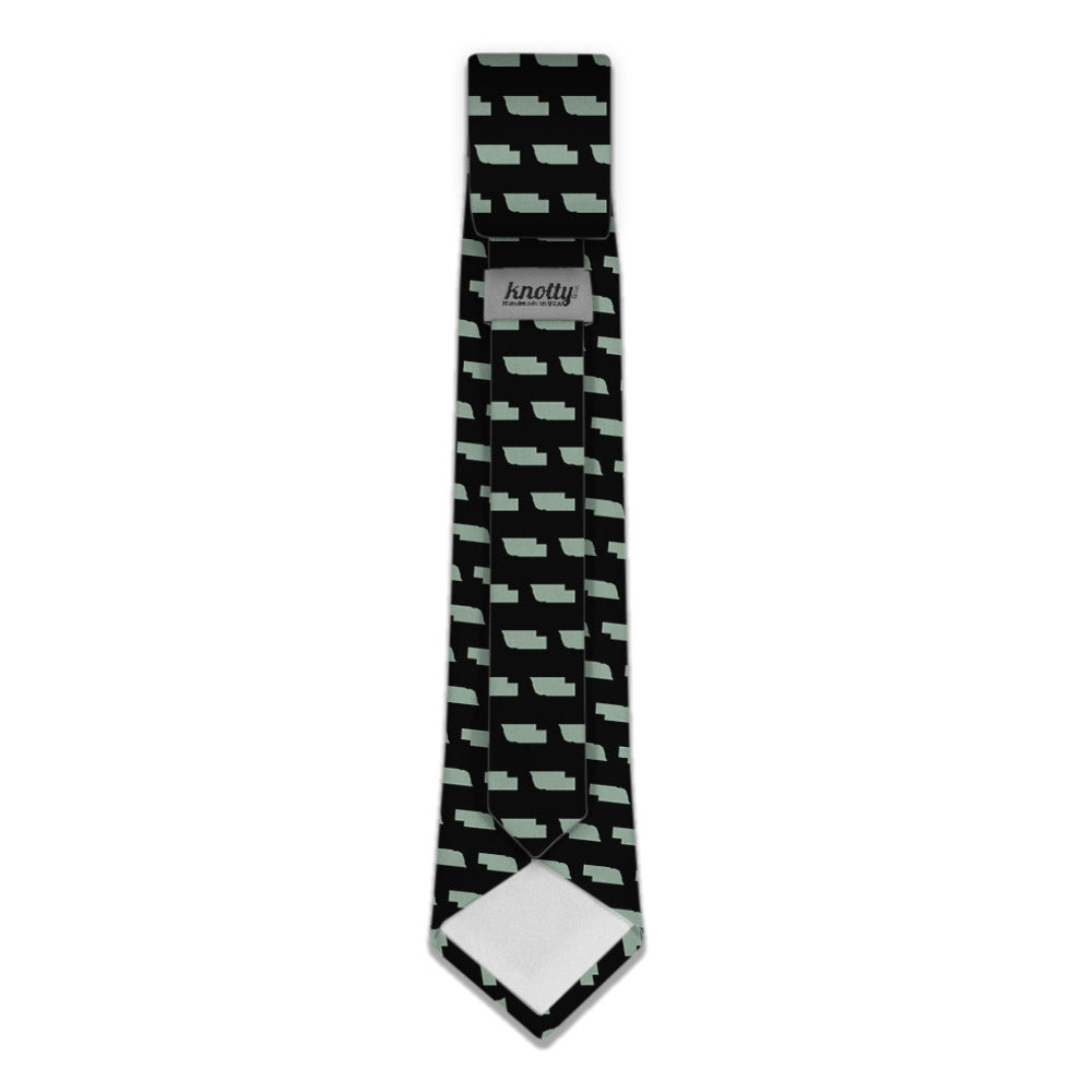 Nebraska State Outline Necktie -  -  - Knotty Tie Co.