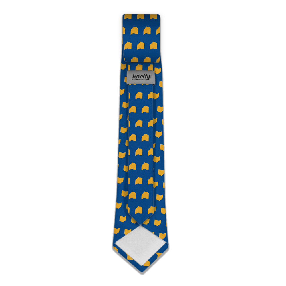 Ohio State Outline Necktie -  -  - Knotty Tie Co.