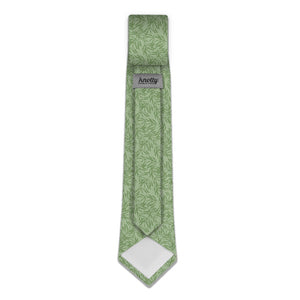 Olive Leaf Floral Necktie -  -  - Knotty Tie Co.