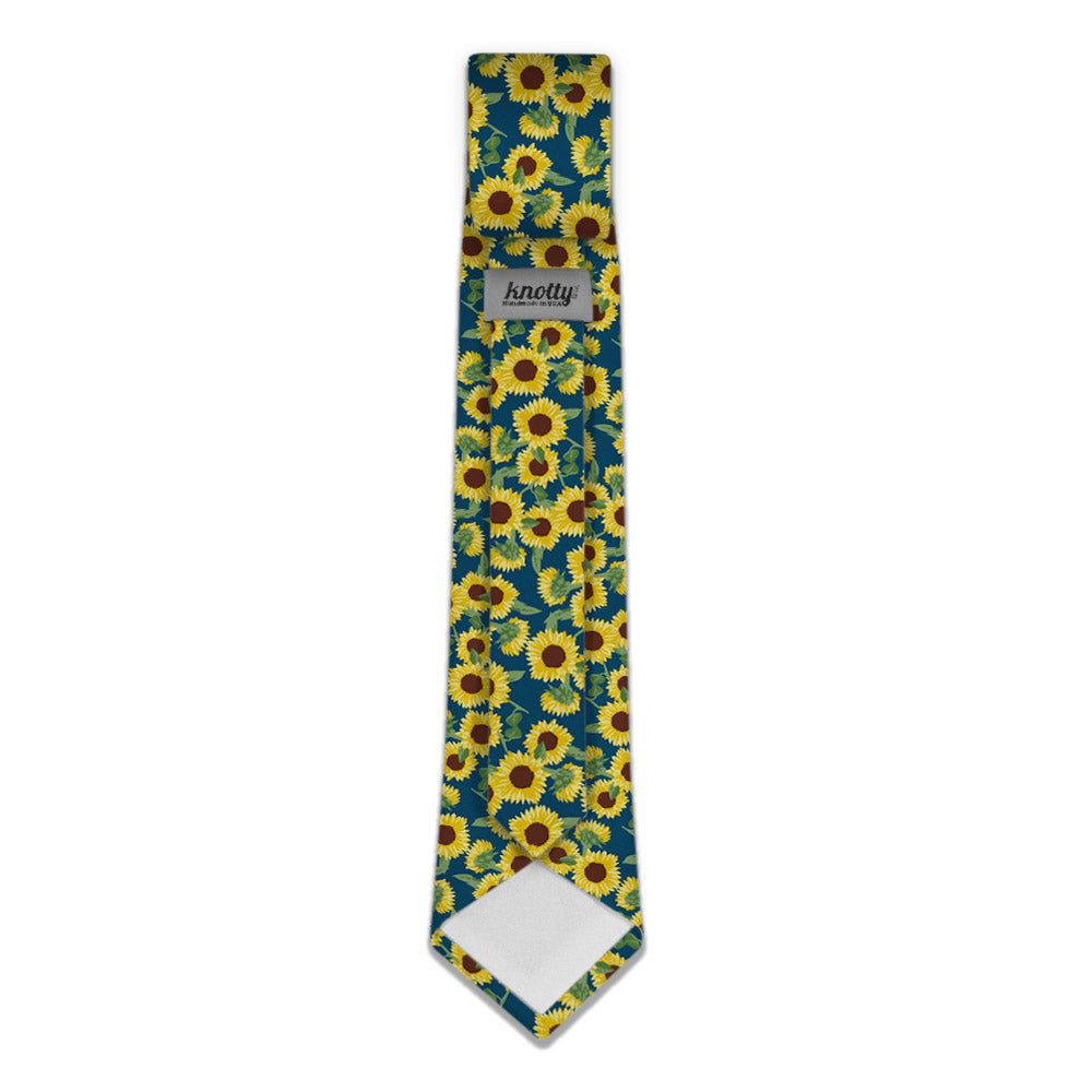 Sunflower Floral Necktie -  -  - Knotty Tie Co.