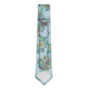 Tattoo Floral Necktie -  -  - Knotty Tie Co.