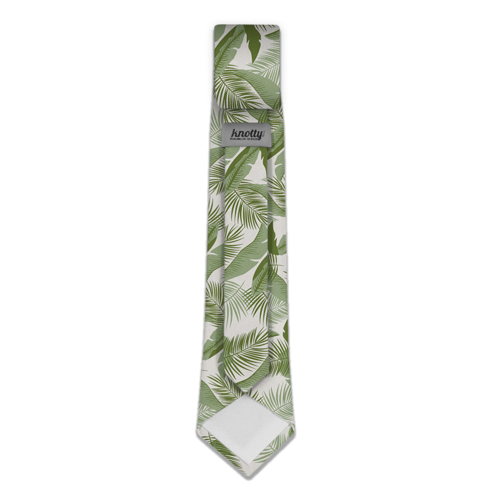 Tropical Leaves Necktie -  -  - Knotty Tie Co.