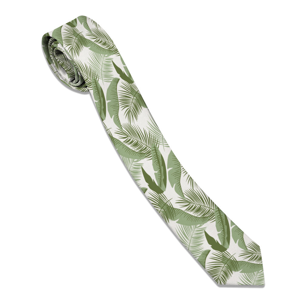 Tropical Leaves Necktie -  -  - Knotty Tie Co.