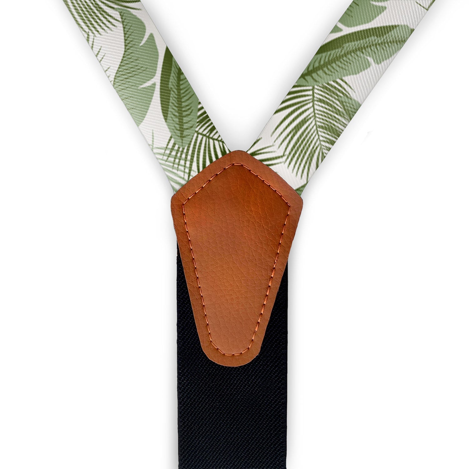 Tropical Leaves Suspenders -  -  - Knotty Tie Co.