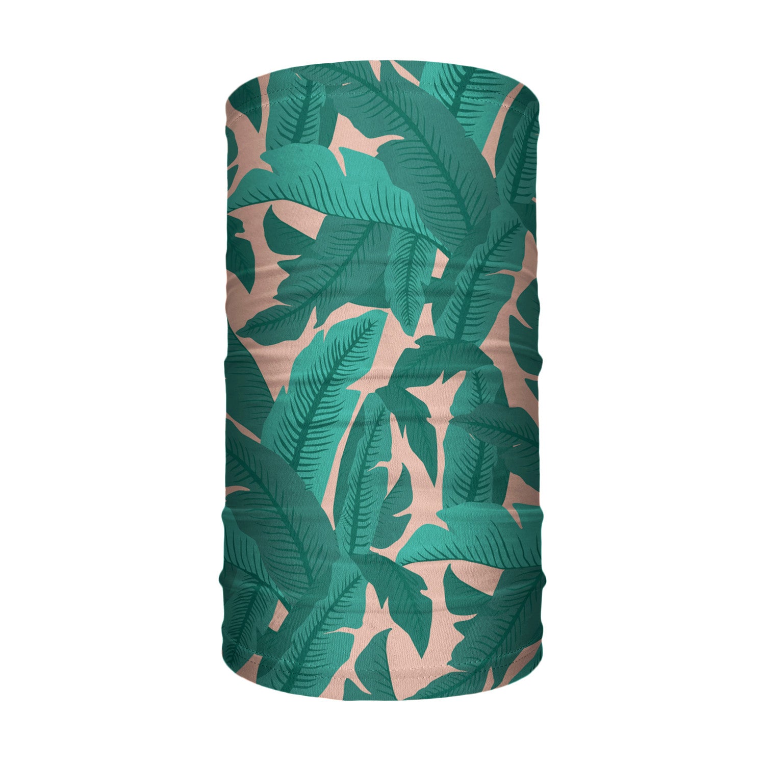 Banana Leaves Neck Gaiter - Tube Render - Knotty Tie Co.