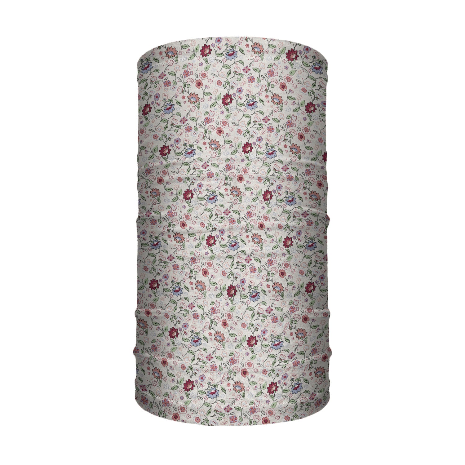 Cecile Floral Neck Gaiter - Tube Render - Knotty Tie Co.