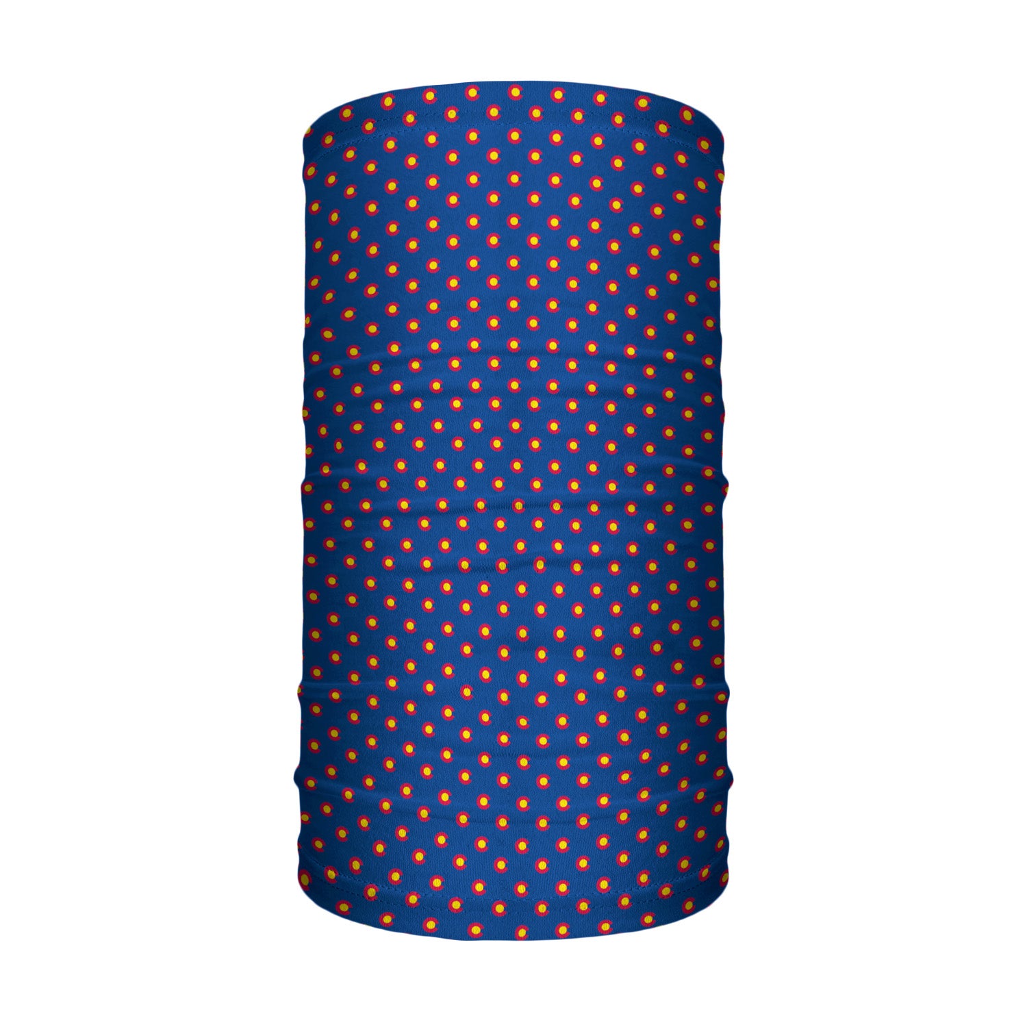 Colorado Flag Neck Gaiter - Tube Render - Knotty Tie Co.