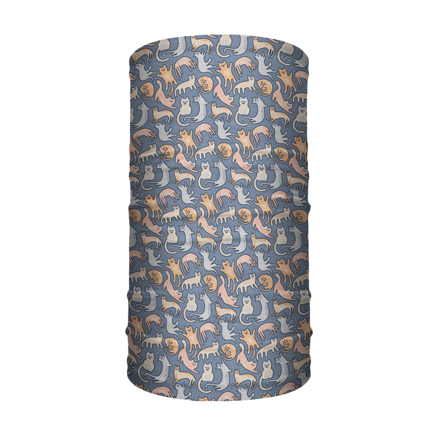 Cool Cats & Kittens Neck Gaiter - Tube Render - Knotty Tie Co.