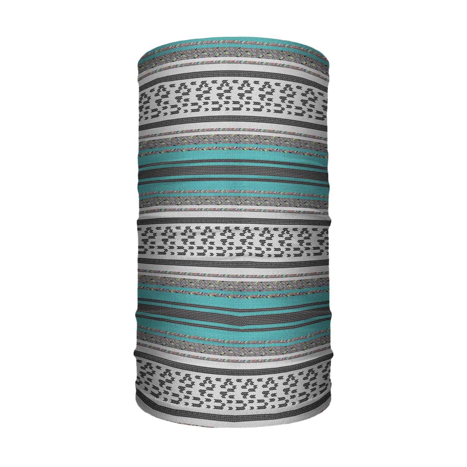 Serape Stripe Neck Gaiter - Tube Render - Knotty Tie Co.