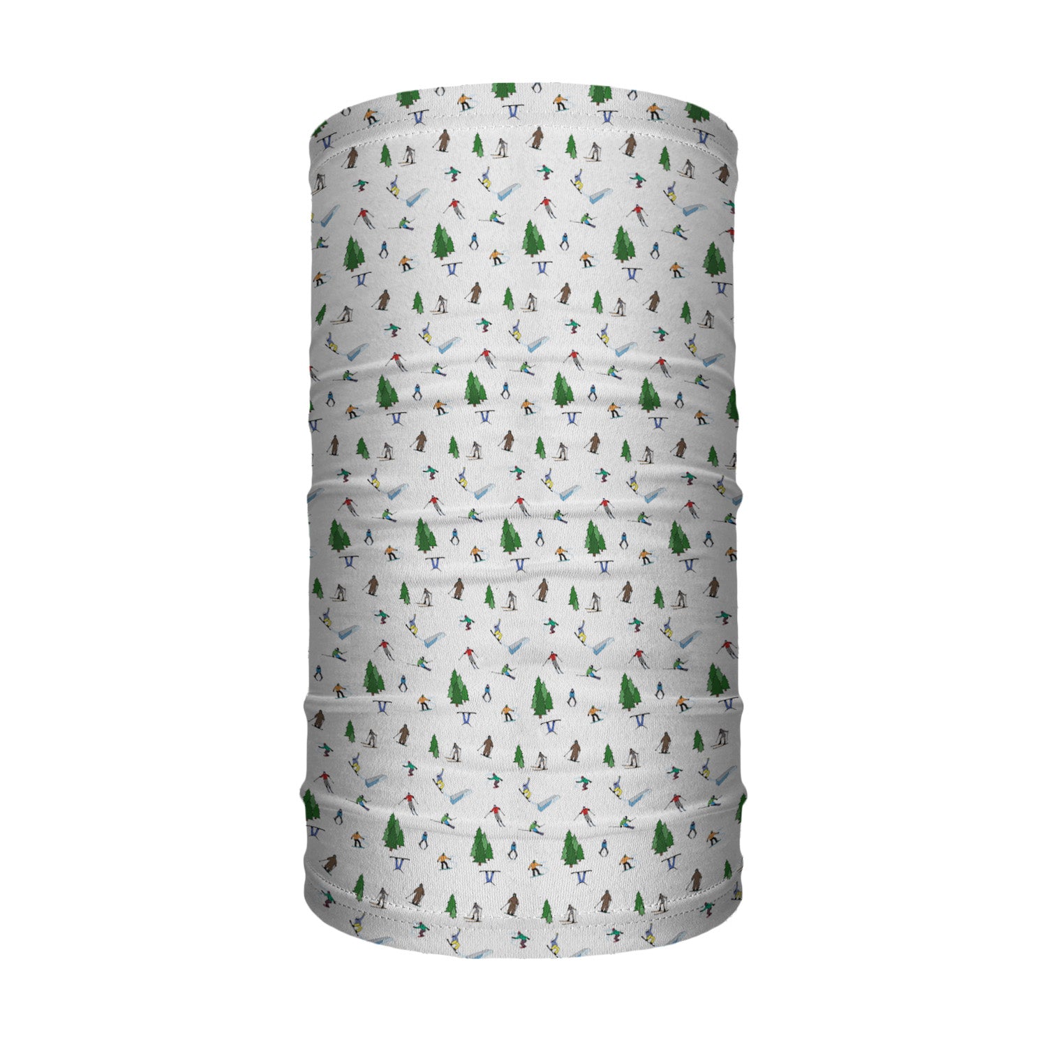 The Slopes Neck Gaiter - Tube Render - Knotty Tie Co.
