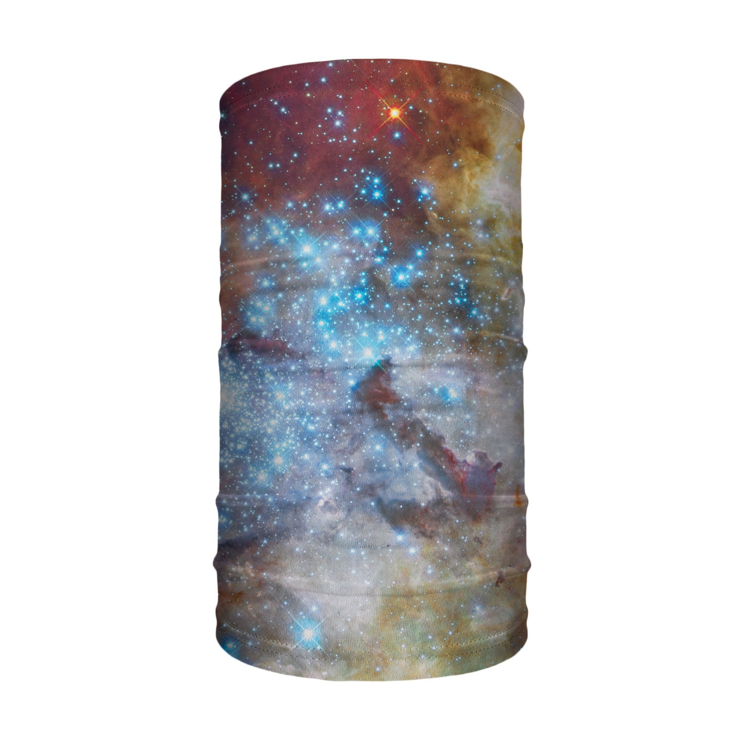 Stars Collide Neck Gaiter - Tube Render - Knotty Tie Co.