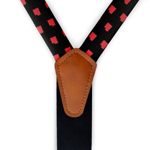 Utah State Outline Suspenders -  -  - Knotty Tie Co.