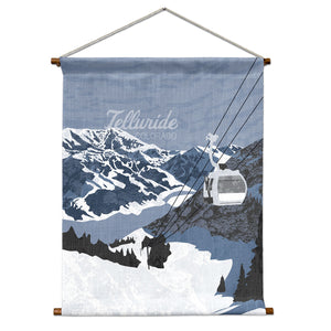 Telluride Abstract Portrait Wall Hanging - Walnut -  - Knotty Tie Co.