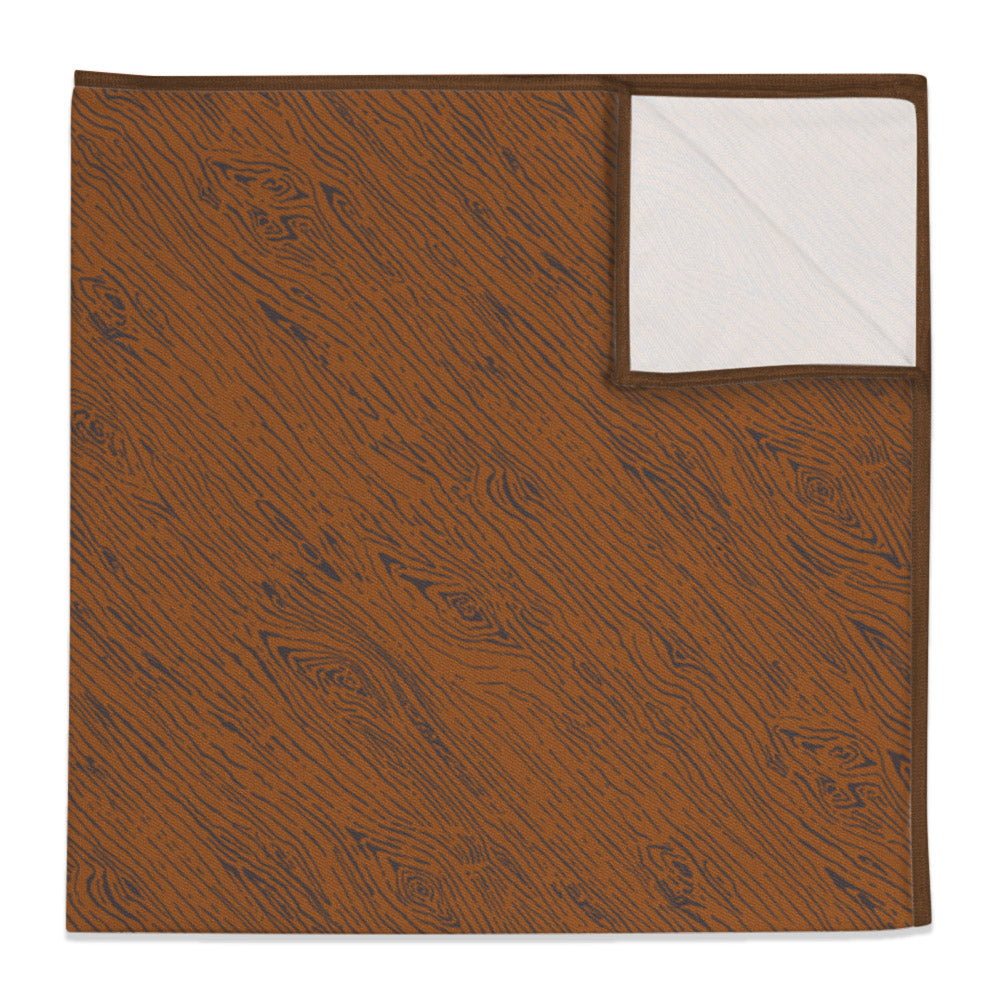 Woodgrain Pocket Square - 12" Square -  - Knotty Tie Co.