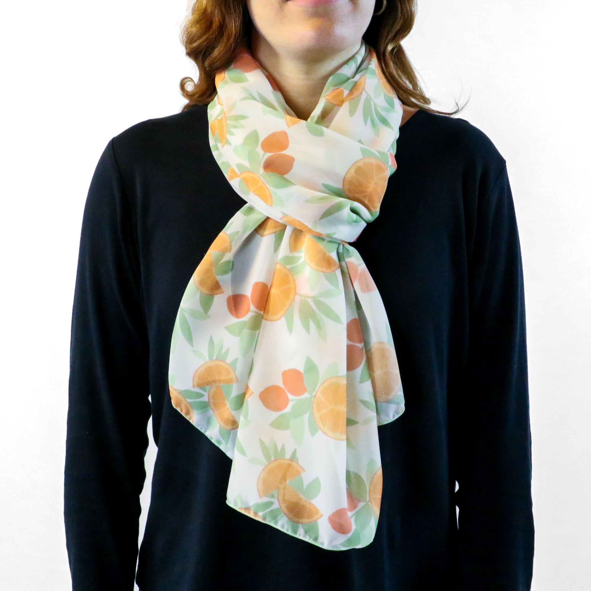 Citrus Blossom Rectangle Scarf -  -  - Knotty Tie Co.