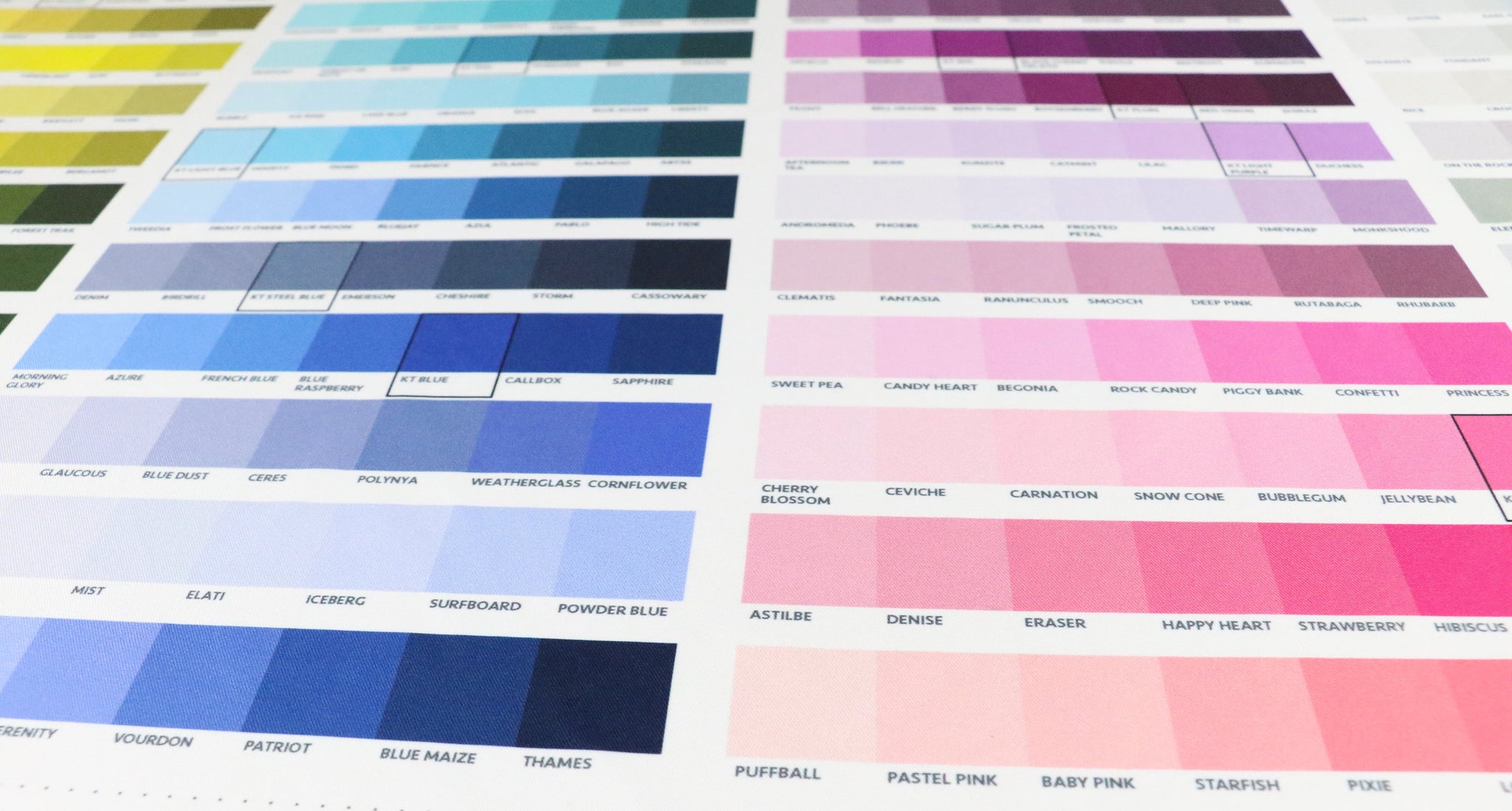 ColorMatch Chart - Match Your Dress Color