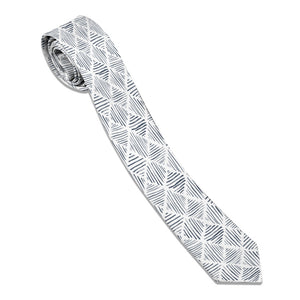 Drawn Geo Necktie -  -  - Knotty Tie Co.