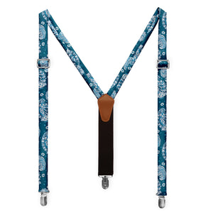 Floral Paisley Suspenders - Adult Short 36-40" -  - Knotty Tie Co.