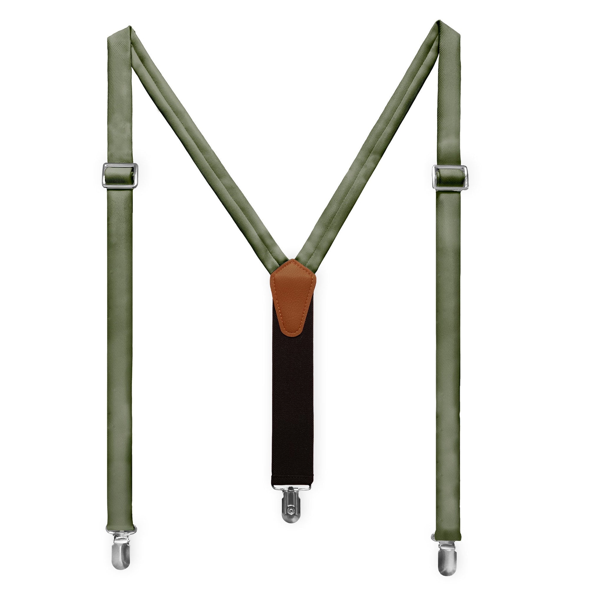 Azazie Olive Suspenders - Adult Short 36-40" -  - Knotty Tie Co.