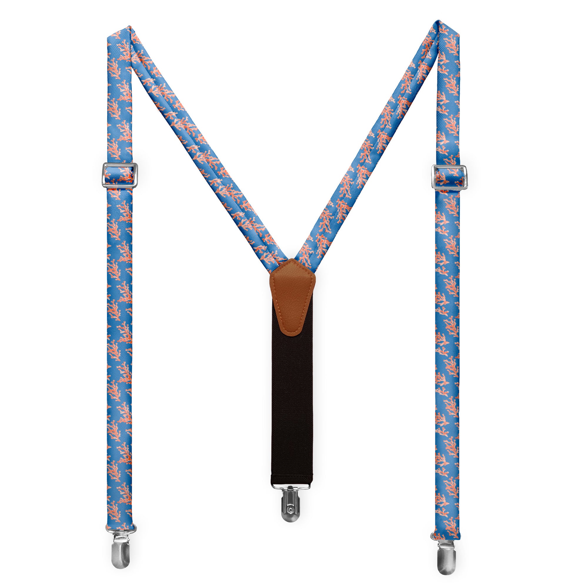 Coral Reef Suspenders - Adult Short 36-40" -  - Knotty Tie Co.