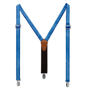 Solid KT Blue Suspenders - Adult Short 36-40" -  - Knotty Tie Co.