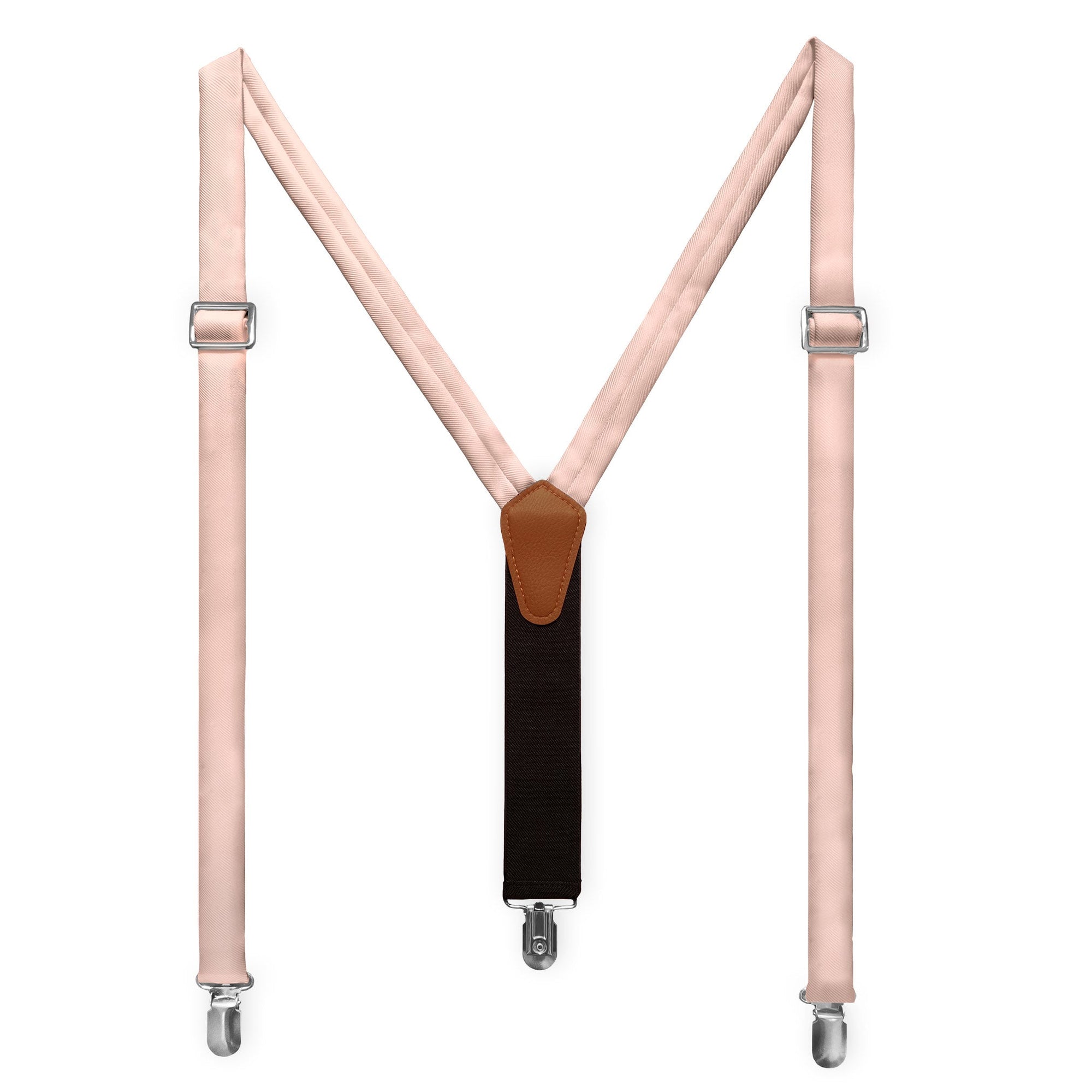 Solid KT Blush Pink Suspenders - Adult Short 36-40" -  - Knotty Tie Co.