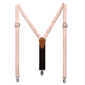 Solid KT Blush Pink Suspenders - Adult Short 36-40" -  - Knotty Tie Co.