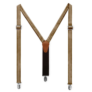 Solid KT Brown Suspenders - Adult Short 36-40" -  - Knotty Tie Co.