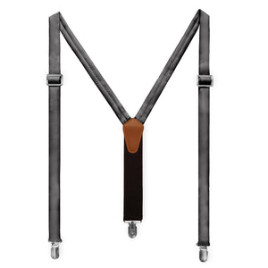 Solid KT Charcoal Suspenders - Adult Short 36-40" -  - Knotty Tie Co.