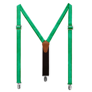 Solid KT Green Suspenders - Adult Short 36-40" -  - Knotty Tie Co.