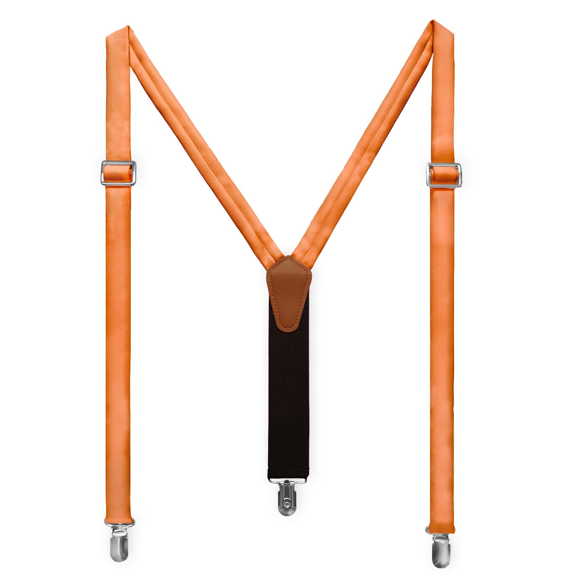 Solid KT Orange Suspenders - Adult Short 36-40" -  - Knotty Tie Co.