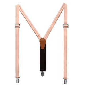 Solid KT Peach Suspenders - Adult Short 36-40" -  - Knotty Tie Co.