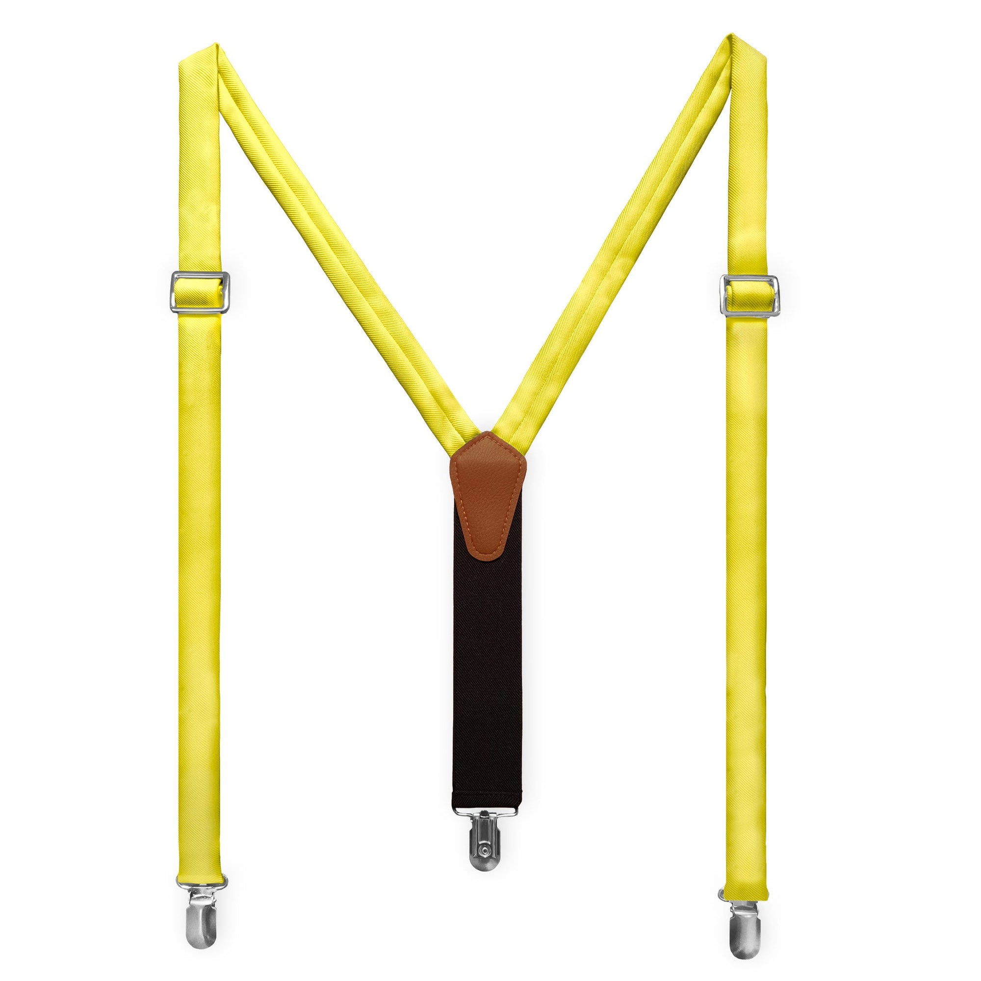 Solid KT Yellow Suspenders - Adult Short 36-40" -  - Knotty Tie Co.