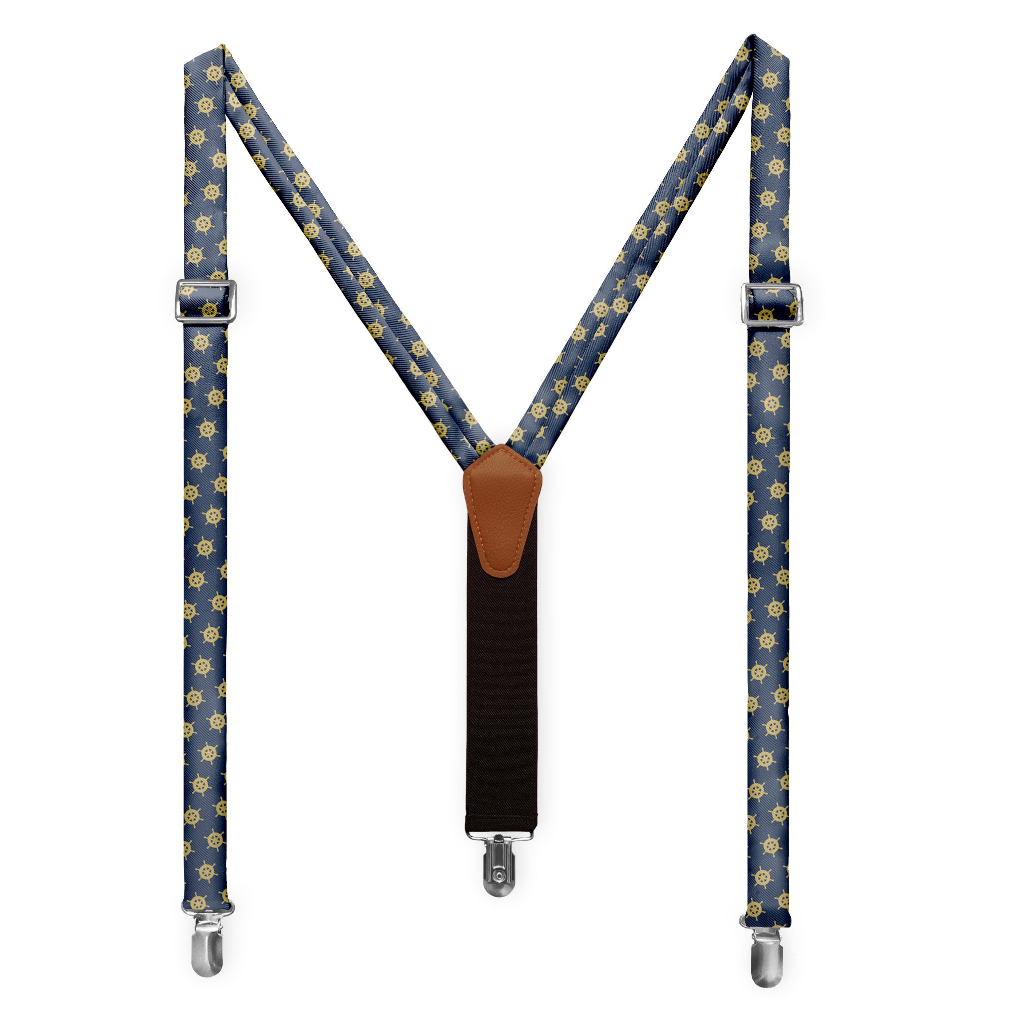 Captain's Wheel Suspenders - Adult Short 36-40" -  - Knotty Tie Co.
