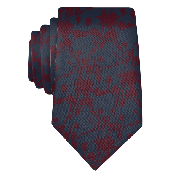 Floral Toile (Customized) Necktie -  -  - Knotty Tie Co.