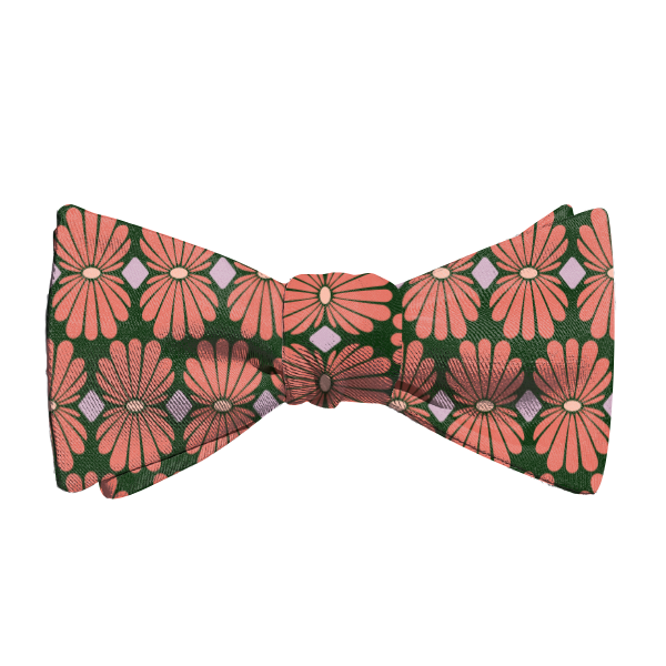 Nouveau Floral (Customized) Bow Tie -  -  - Knotty Tie Co.