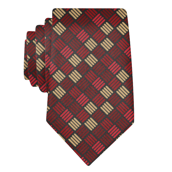 Crosshatch Plaid (Customized) Necktie -  -  - Knotty Tie Co.