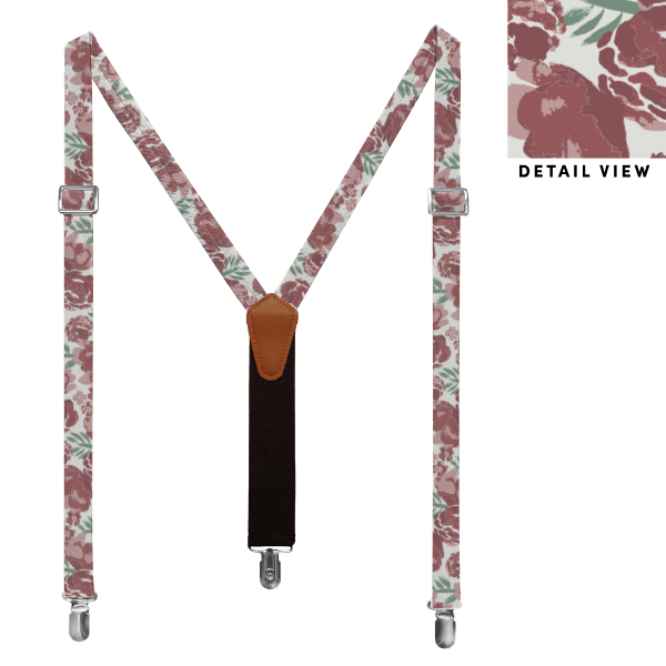 Watercolor Floral (Customized) Suspenders -  -  - Knotty Tie Co.