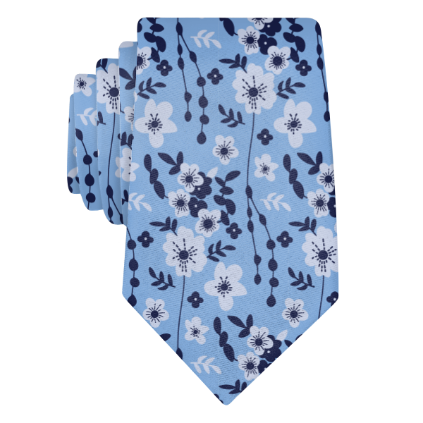 Flowy Floral (Customized) Necktie -  -  - Knotty Tie Co.