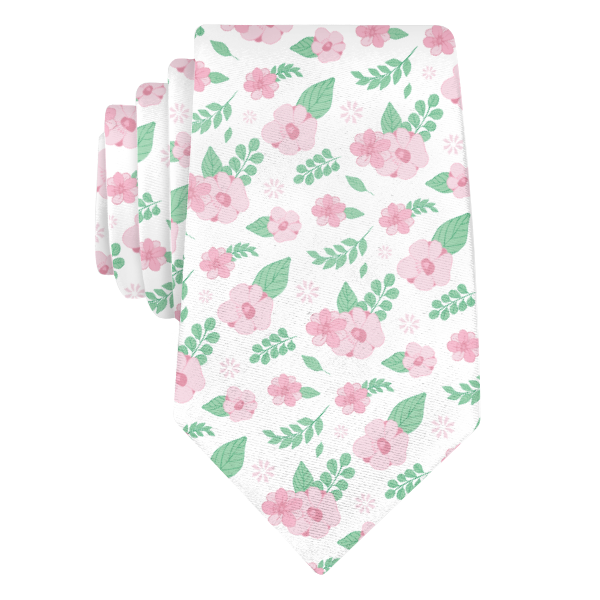 Sugar Floral (Customized) Necktie -  -  - Knotty Tie Co.