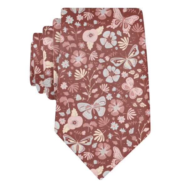 Mariposa Floral (Customized) Necktie -  -  - Knotty Tie Co.