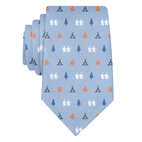 Camping With Friends (Customized) Necktie -  -  - Knotty Tie Co.