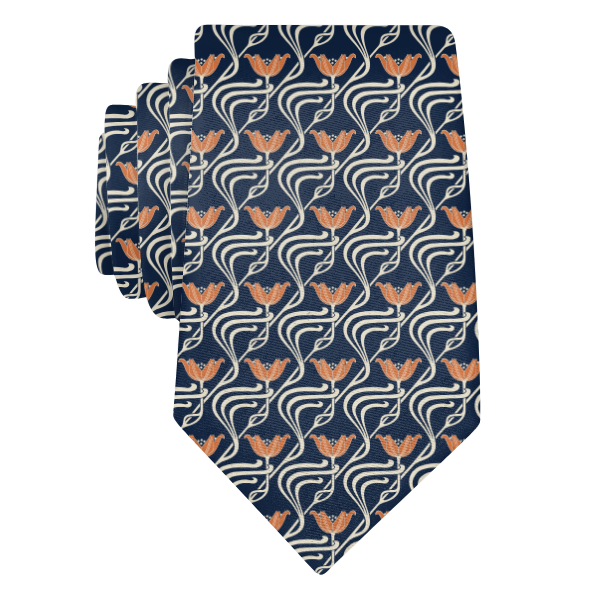 Gatsby Floral (Customized) Necktie -  -  - Knotty Tie Co.