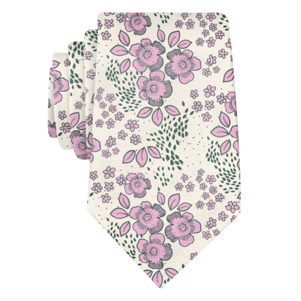 Woodland Floral (Customized) Necktie -  -  - Knotty Tie Co.