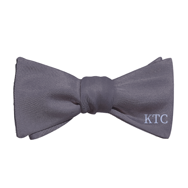 Serif Initials On Bow Monogram (Customized) Bow Tie -  -  - Knotty Tie Co.