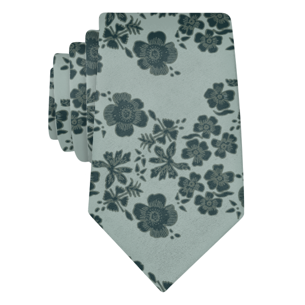 Zak Floral (Customized) Necktie -  -  - Knotty Tie Co.